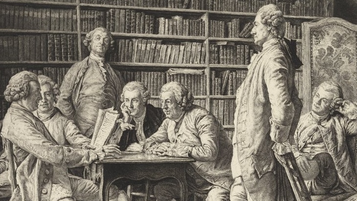 Historische Ausgabe der Encyclopédie von Diderot und d'Alembert